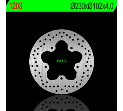 Disque de frein NG BRAKES rond fixe