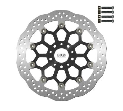 Kit disque de frein Oversize NG BRAKES pétale flottant