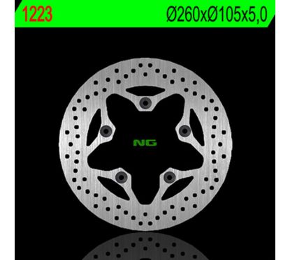 Disque de frein NG BRAKES rond fixe