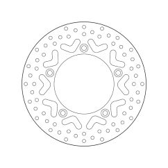 Disque de frein BREMBO Série Oro fixe - 68B40794