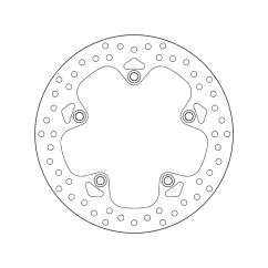 Disque de frein BREMBO Serie Oro rond fixe