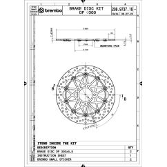 Paire de disques de frein BREMBO UPGRADE - SUPERSPORT - 208973716