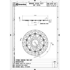 Paire de disques de frein BREMBO UPGRADE - SUPERSPORT - 208973734