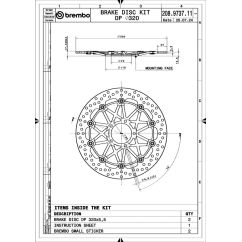 Paire de disques de frein BREMBO UPGRADE - SUPERSPORT - 208973711