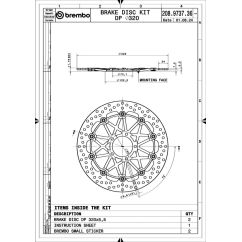 Paire de disques de frein BREMBO UPGRADE - SUPERSPORT - 208973736