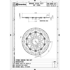 Disques de frein BREMBO UPGRADE Supersport rond flottant - la paire