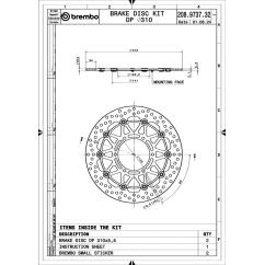 Paire de disques de frein BREMBO UPGRADE - SUPERSPORT - 208973732