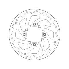 Disque de frein BREMBO Serie Oro rond fixe