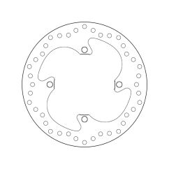 Disque de frein BREMBO Serie Oro rond fixe