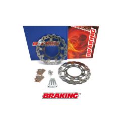 Kit Disque de frein Oversize BRAKING Wave flottant - 300 OKWK10