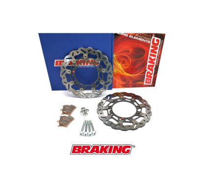 Kit Disque de frein Oversize BRAKING Wave flottant - 300 OKWK10