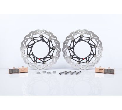 Kit Disque de frein Oversize BRAKING Wave flottant - 320 OKWK11