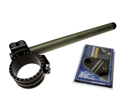 Guidons bracelet RENTHAL Original Ø52mm hauteur +0mm déport +40mm/7° noir