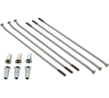 Jeu de rayons RFX 18" argent/têtes de rayons argent 32 pièces