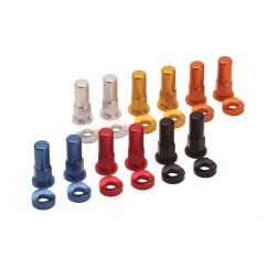 Écrous et rondelles de blocage de jante RFX Pro Series - noir