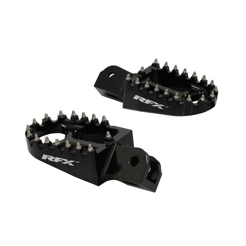 Repose-pieds RFX Pro Series aluminium CNC - noir