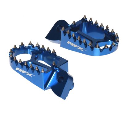 Repose-pieds RFX Pro Series aluminium CNC - bleu