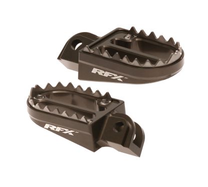 Repose-pieds RFX Pro Series Shark Teeth - magnésium