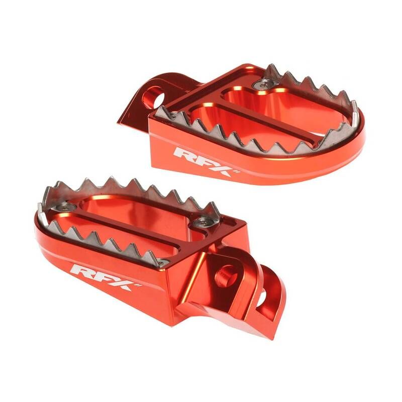 Repose-pieds RFX Pro Series aluminium CNC - orange