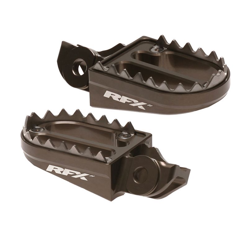 Repose-pieds RFX Pro Series Shark Teeth - magnésium