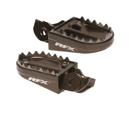 Repose-pieds RFX Pro Series Shark Teeth - magnésium