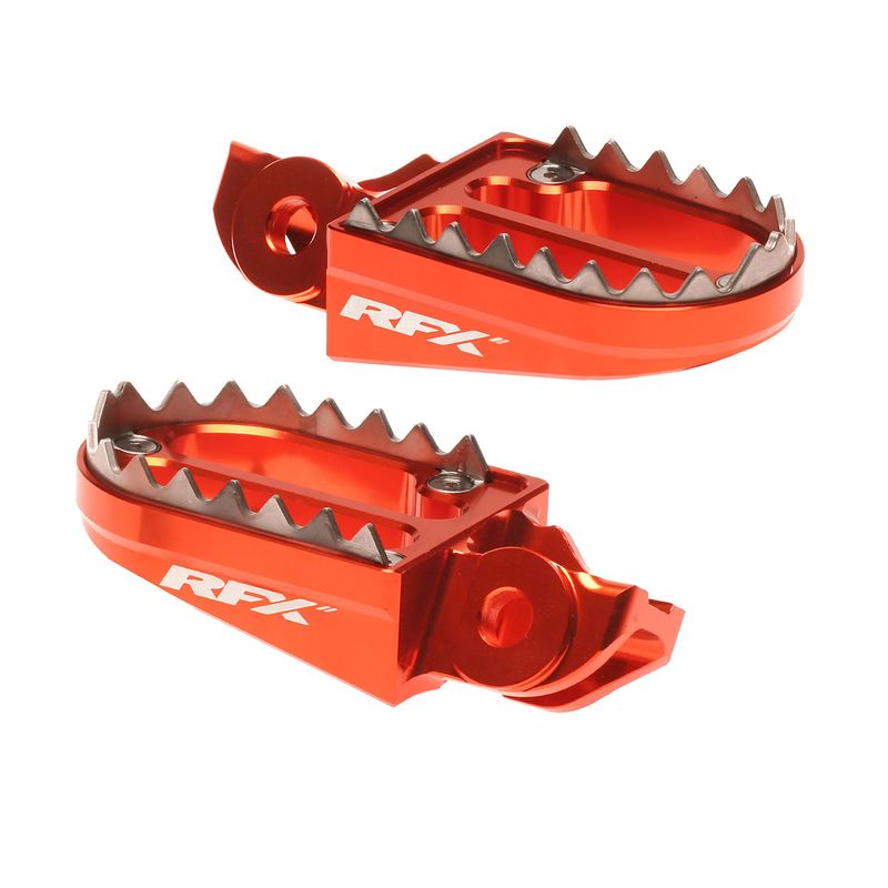 Repose-pieds RFX Pro Series Shark Teeth - orange