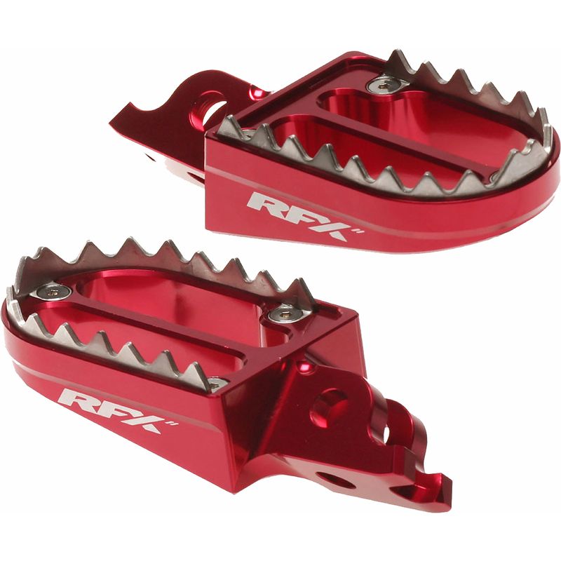 Repose-pieds RFX Pro Series Shark Teeth - rouge