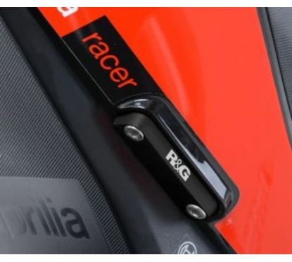 Caches orifice repose pieds arrière R&G RACING Aprilia RSV4RR