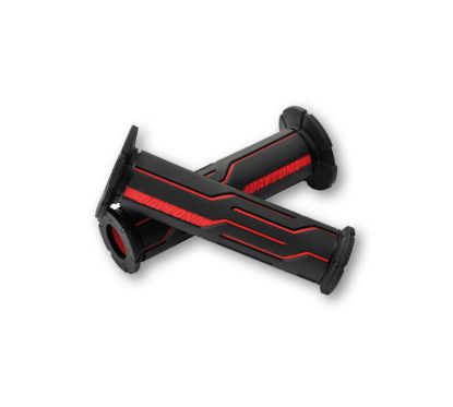 DAYTONA Grips GGD-LINE, Red, 7/8, Open End