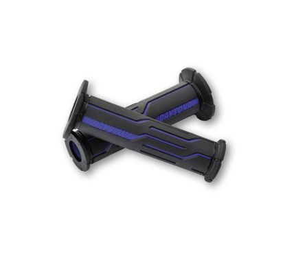 DAYTONA Grips GGD-LINE, Blue, 7/8, Open End