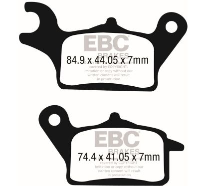 Plaquettes de frein pour scooter en carbone série SFAC