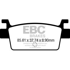 Plaquettes de frein pour scooter en carbone série SFAC