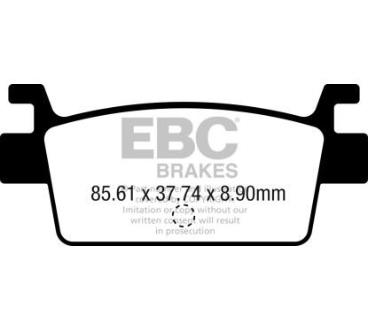 Plaquettes de frein pour scooter en carbone série SFAC