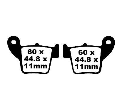 Plaquettes de frein TT Sport Carbon Fusion