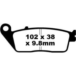 Plaquettes de frein frittées pour scooter série SFA-HH