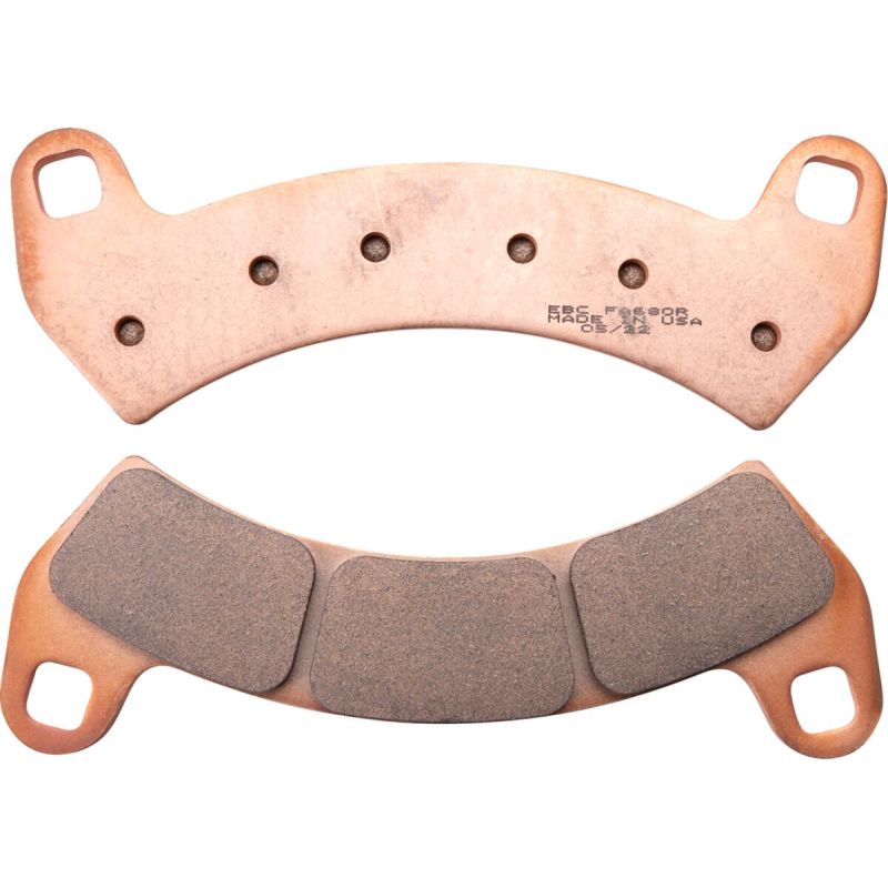 Plaquettes de frein frittées "R" longue durée