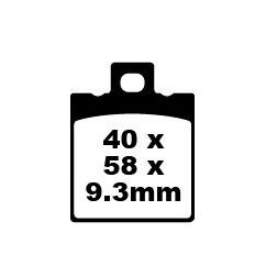 Plaquettes de frein organiques série FA