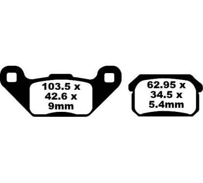 Plaquettes de frein TT Sport Carbon Fusion