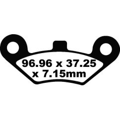 Plaquettes de frein TT Sport Carbon Fusion