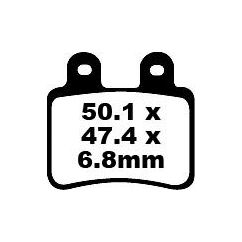 Plaquettes de frein organiques scooter série SFA