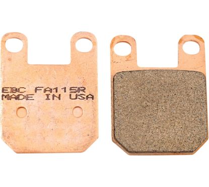 Plaquettes de frein frittées "R" longue durée