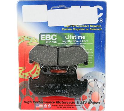 Plaquettes de frein organiques base "FA"