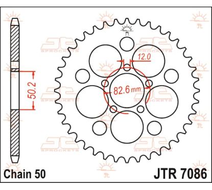 Couronne arrière acier