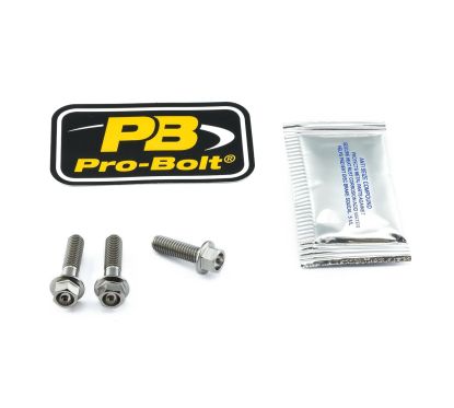 Kit vis de serrage levier frein & embrayage titane