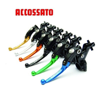 Levier Embrayage à cable Noir ACCOSSATO repliable