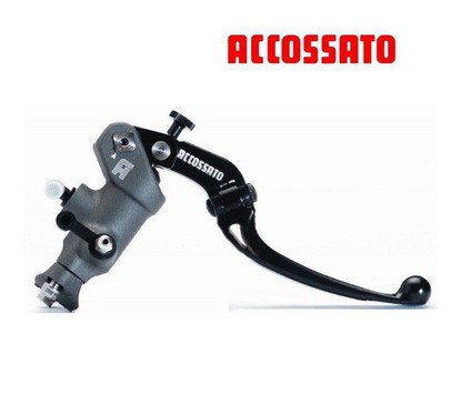 Maître cylindre Frein 19mm ACCOSSATO - Forgé avec levier repliable