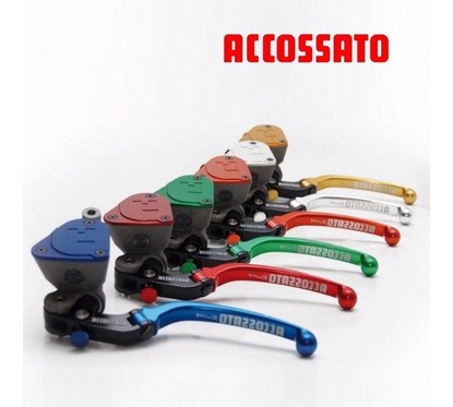 Maître cylindre Black édition Embrayage 16mm ACCOSSATO - Forgé avec levier repliable