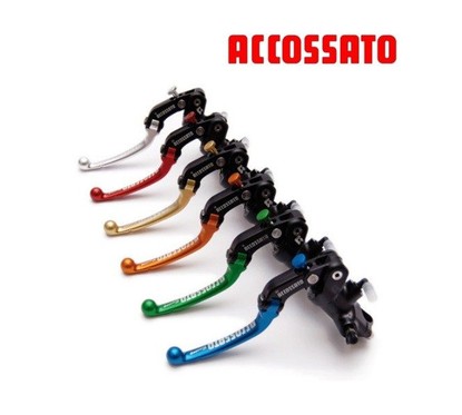 Maitre Cylindre PRS ACCOSSATO Embrayage - Forgé - 16x15-16-17 avec Levier Repliable