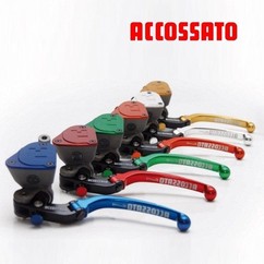 Maitre Cylindre PRS ACCOSSATO Embrayage - Forgé - 16x15-16-17 avec Levier Repliable