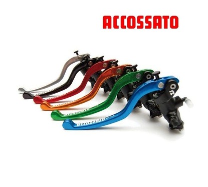 Maître cylindre Black édition Embrayage 16mm ACCOSSATO - Forgé avec levier repliable